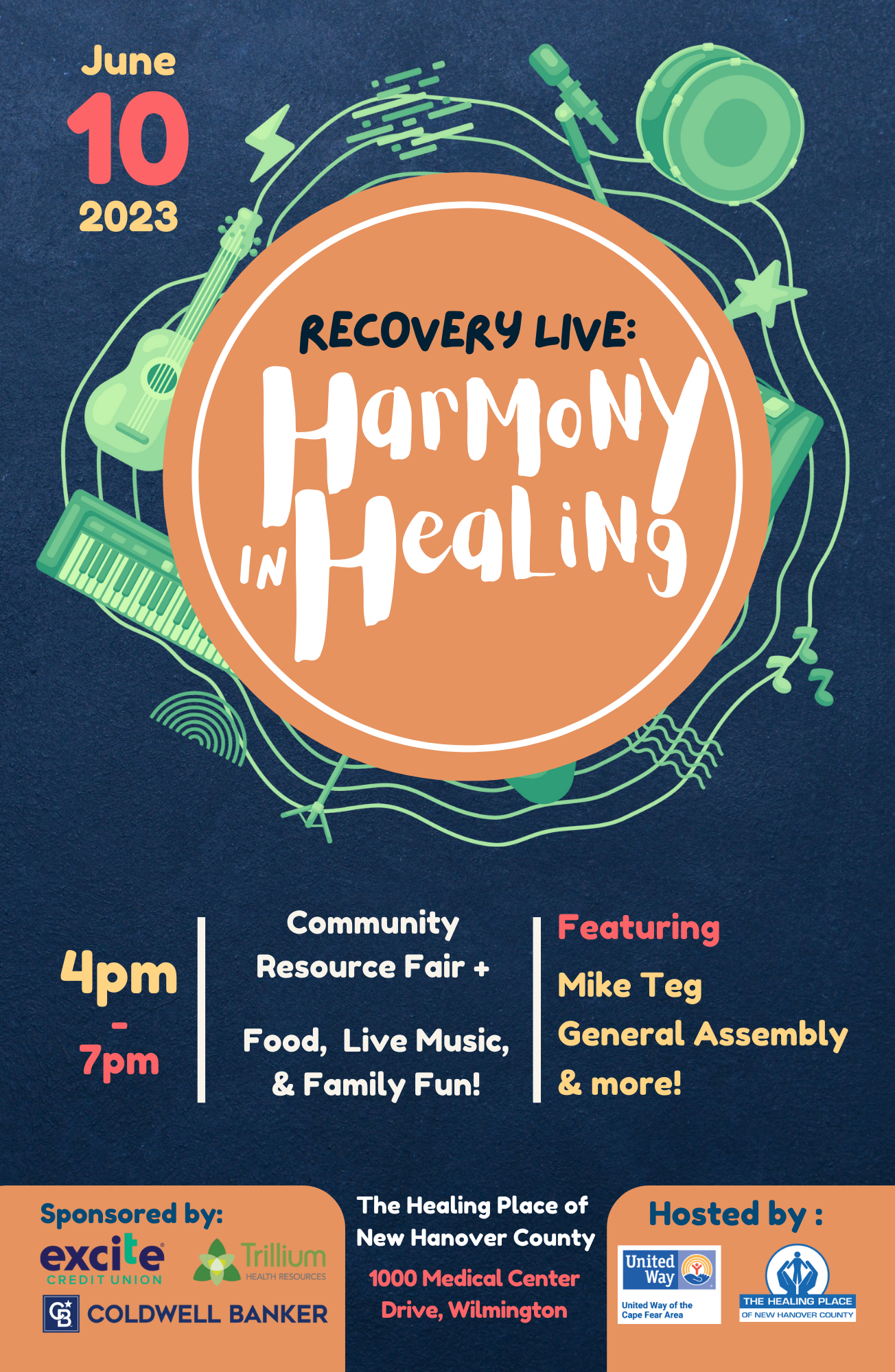 Harmony in Healing event poster