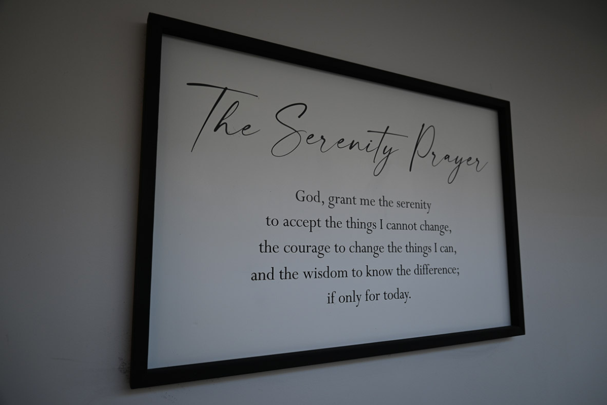 serenity prayer The Healing Place